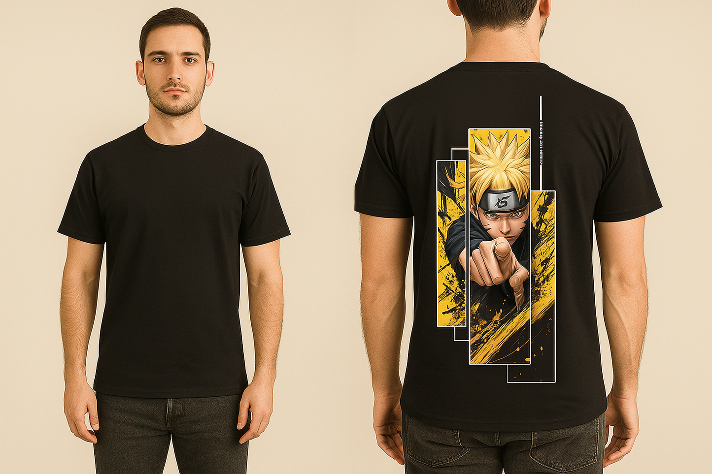 Printed T-shirt Naruto Uzumaki